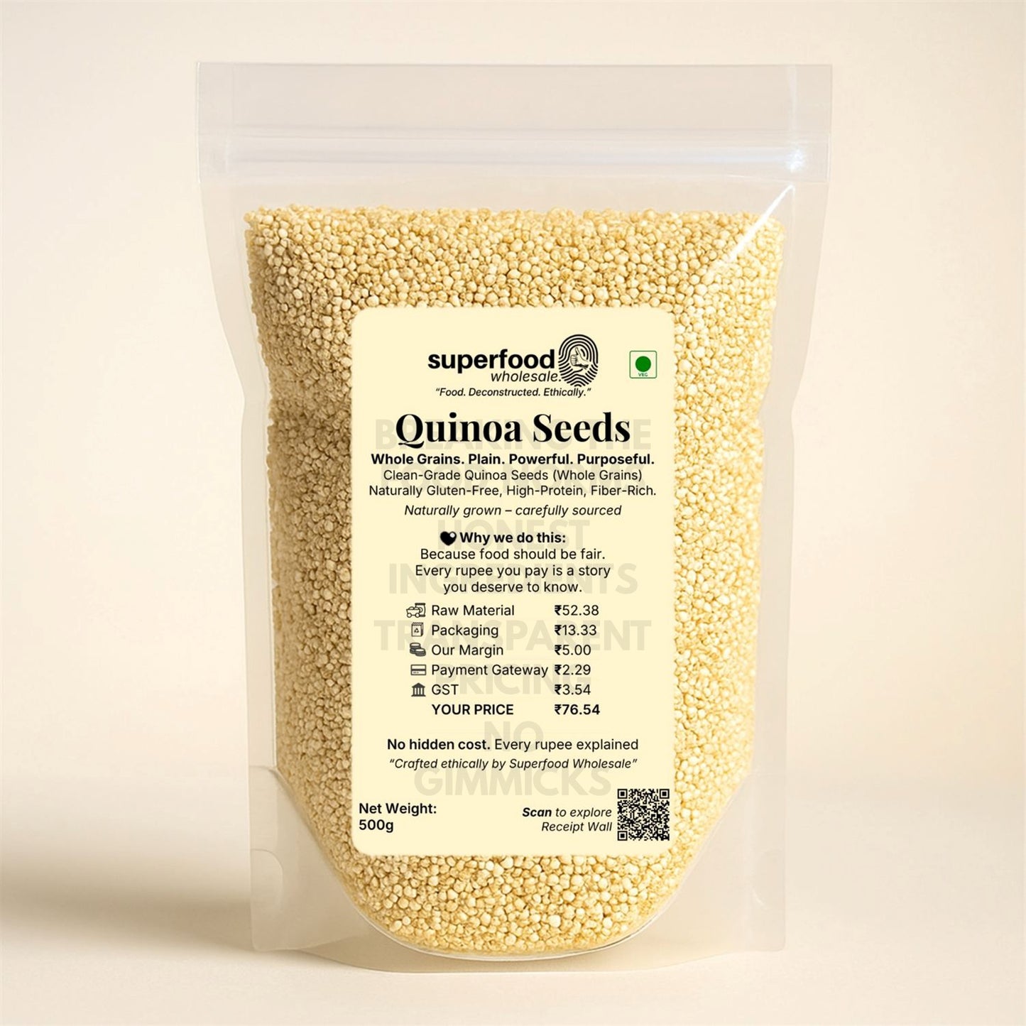 Premium quinoa seeds, protein-rich superfood grain for healthy lifestyle.