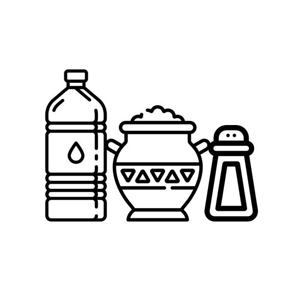 Ghee, Cold-Pressed Oils & Salt