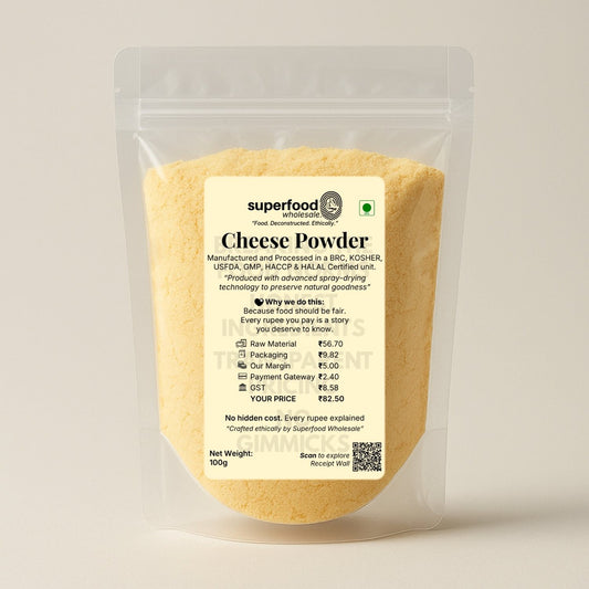Premium cheese powder for flavoring snacks, pasta, sauces, popcorn and seasoning.