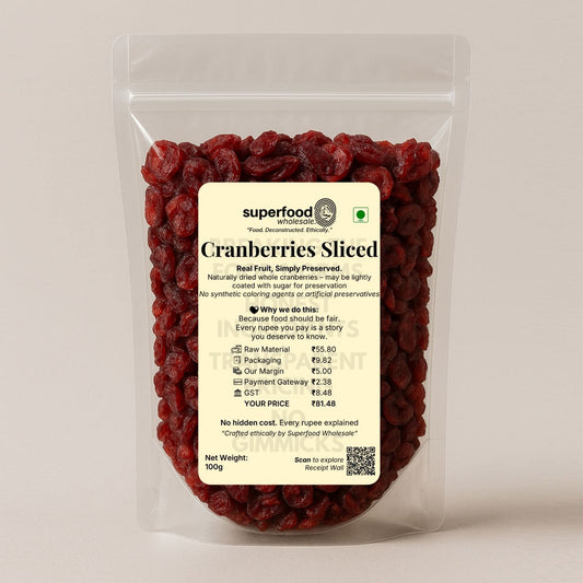 Sweet sliced dried cranberries for baking, snacking, and nutrition.