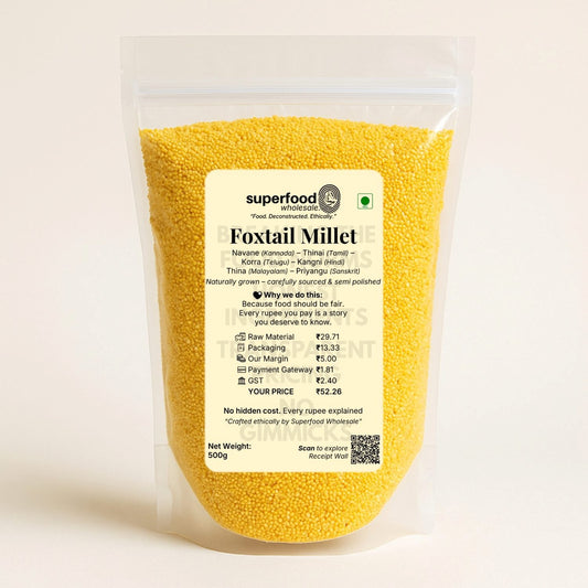 Nutritious foxtail millet for weight loss, diabetes-friendly grain.
